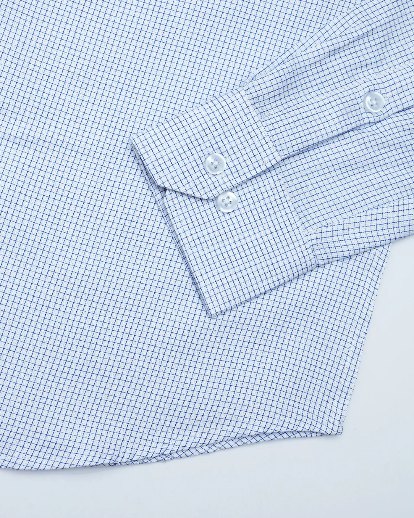 Buy Horsewelly Blue Graph Check Cotton Formal Shirt
