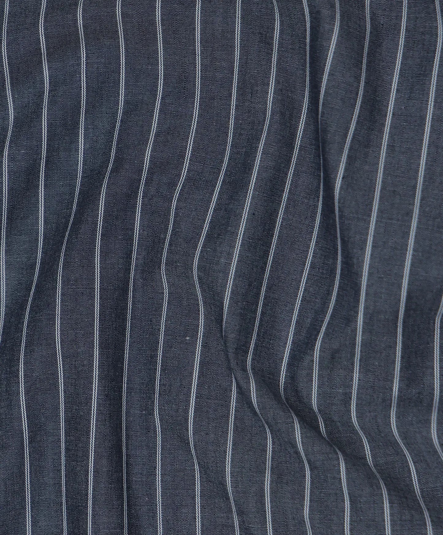 Dark Gray Formal/Casual Stripes Premium Cotton Shirt For Men