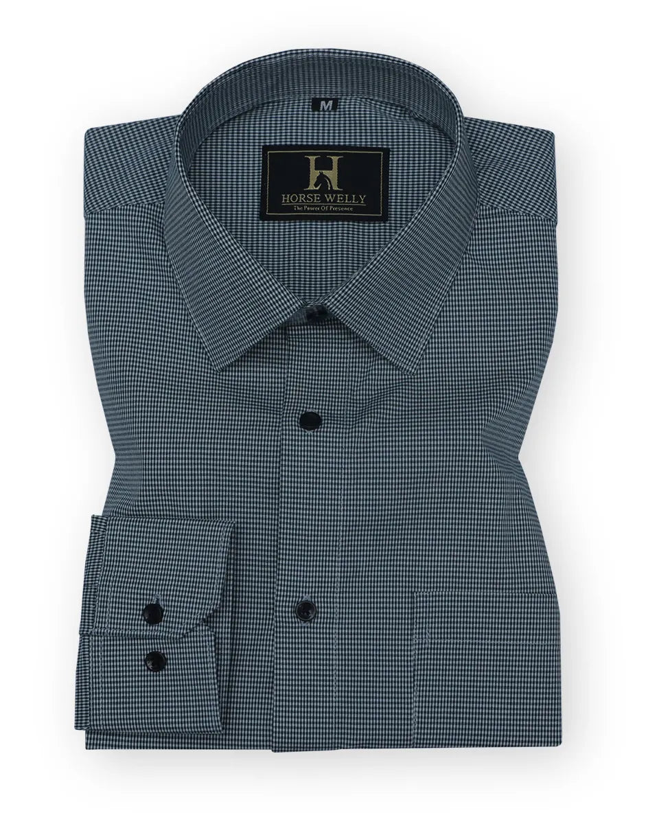 Granite Gray Houndstooth Shirt