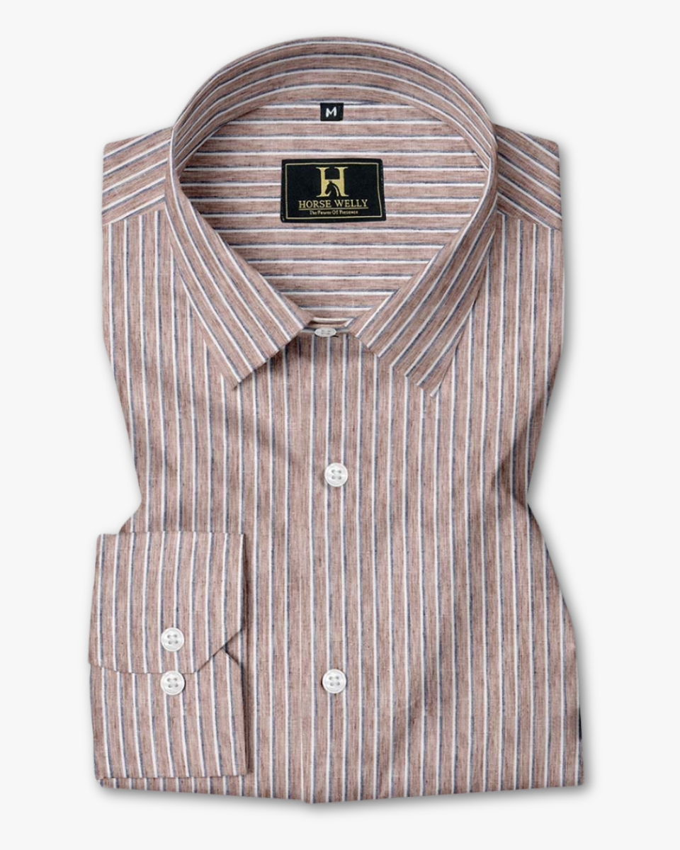 Heritage Brown Stripe Linen Shirt