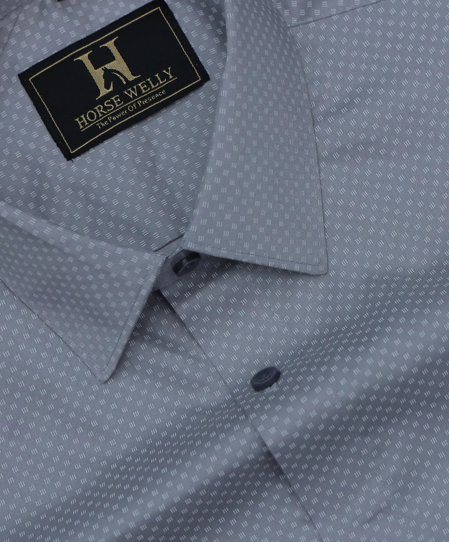 Men Classic Regular Fit Micro Ditsy Printed Cotton Formal Shirt