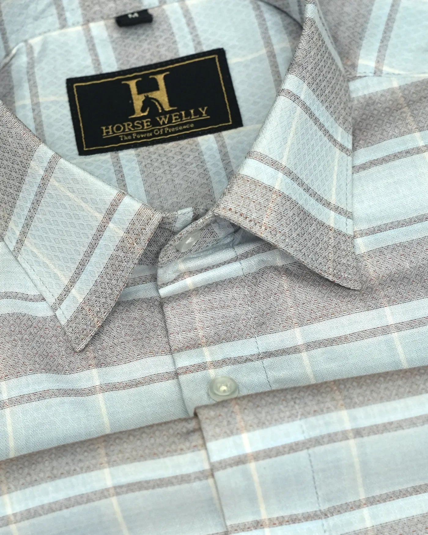 Tevero Luxury Giza Cotton Light Brown Shirt