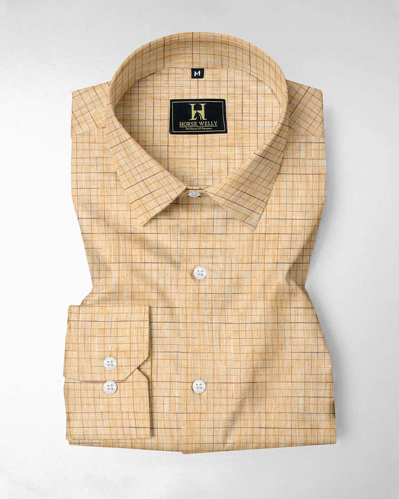 Bay Sand Lite Yellow Linen Shirt