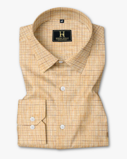 Bay Sand Lite Yellow Linen Shirt