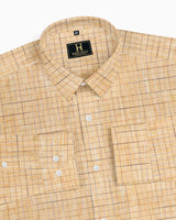 Bay Sand Lite Yellow Linen Shirt