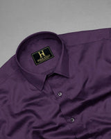 Black Current Purple Premium Cotton Shirt