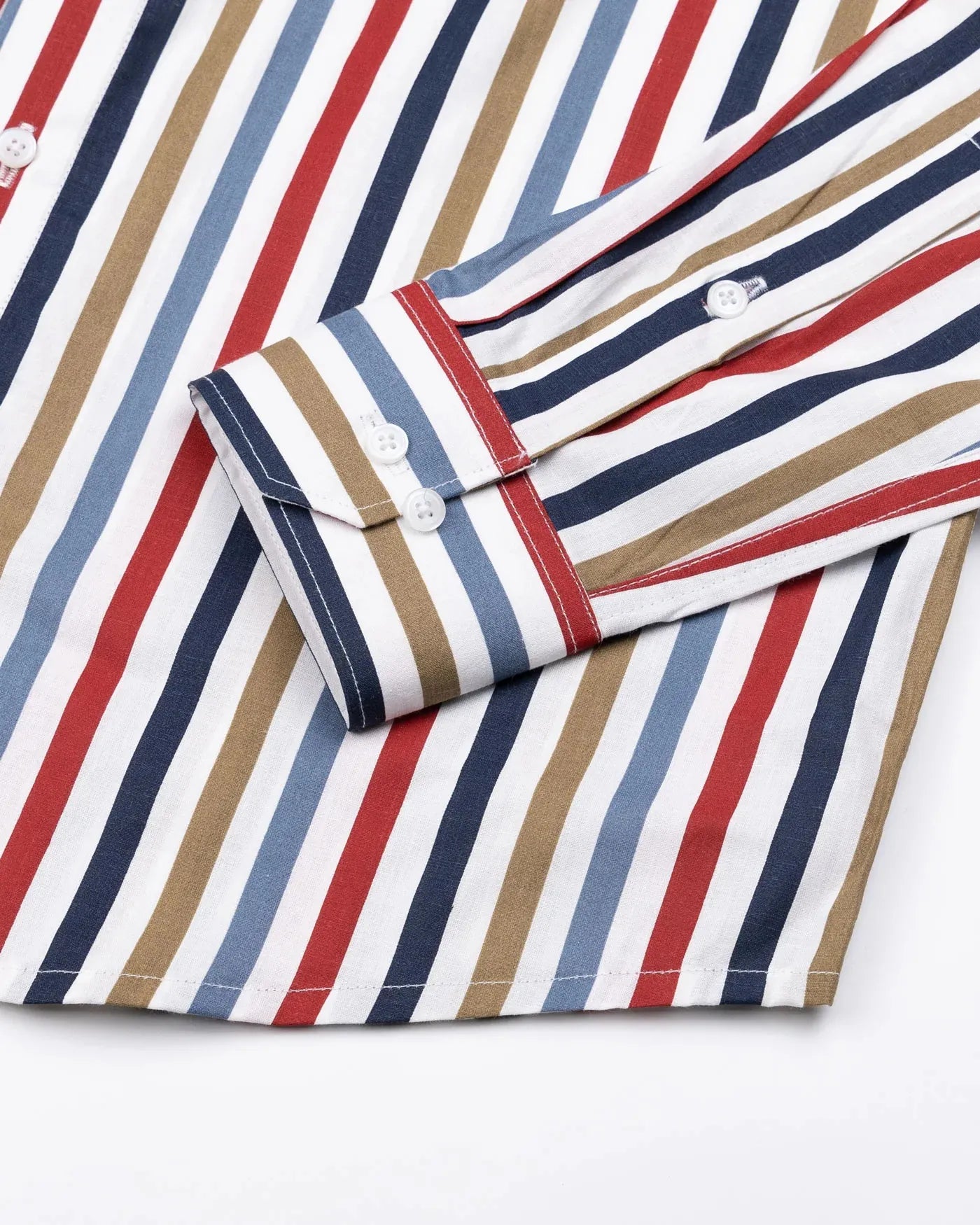 Bright Multicolor Stripes Cotton Shirt