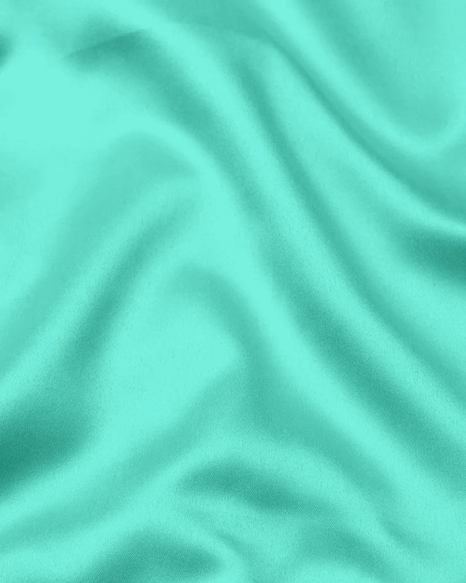 Emerald Green Satin Formal Shirt
