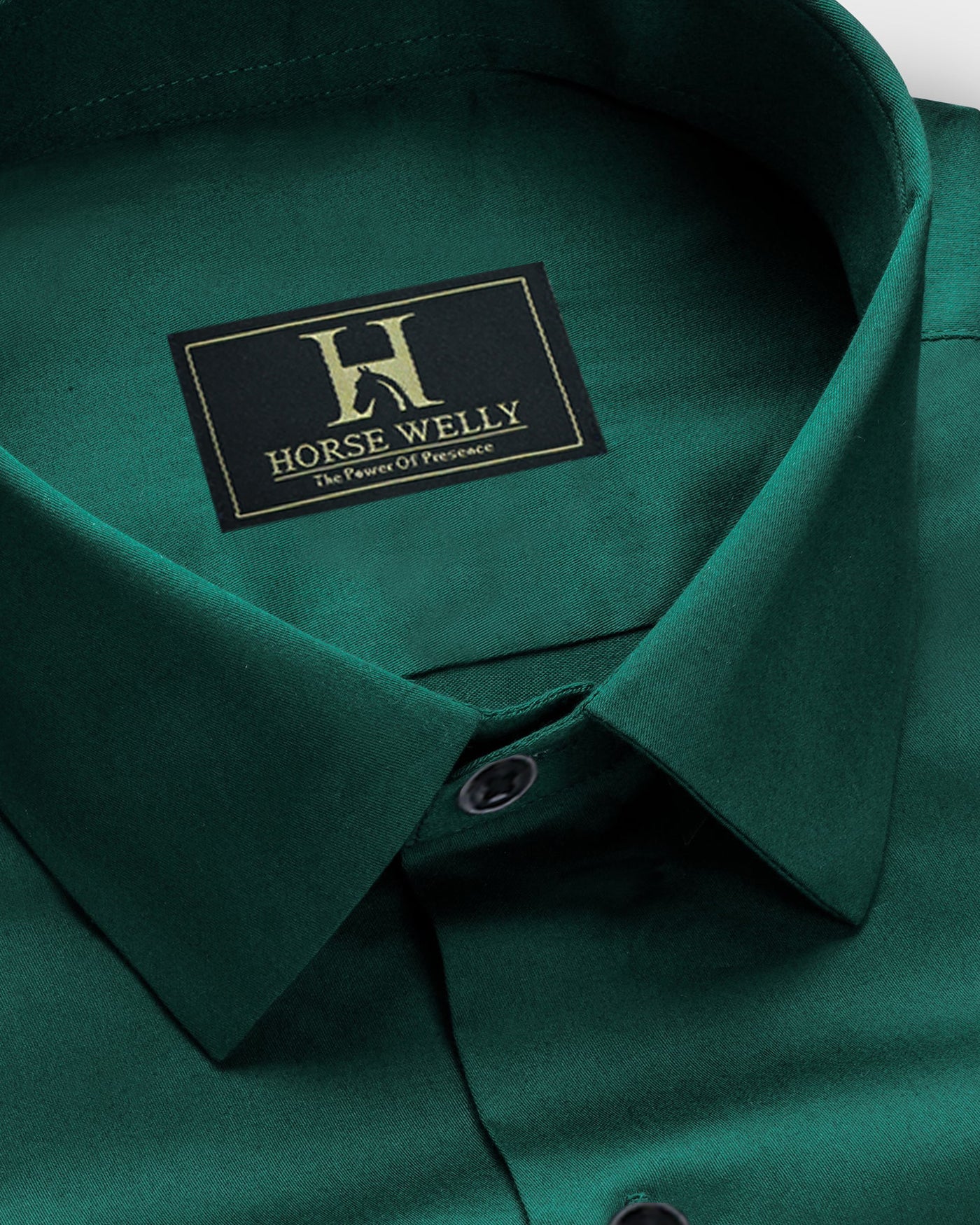 Everglade Green Premium Satin Men's Shirt