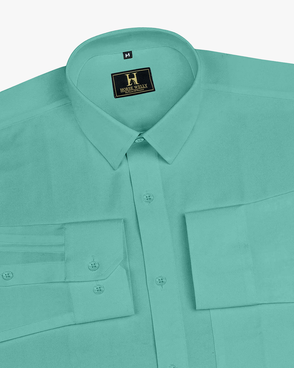 Formy Mint Green Premium Cotton Shirt