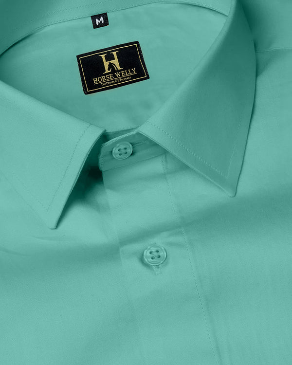 Formy Mint Green Premium Cotton Shirt