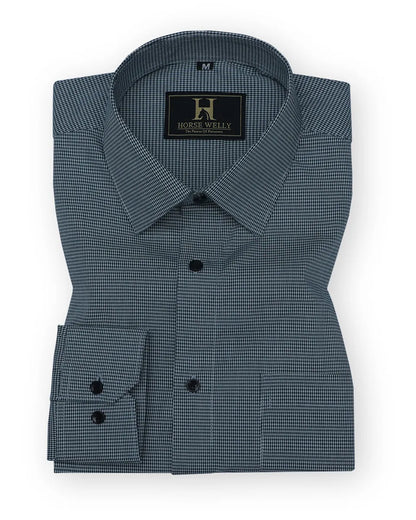 Granite Gray Houndstooth Shirt