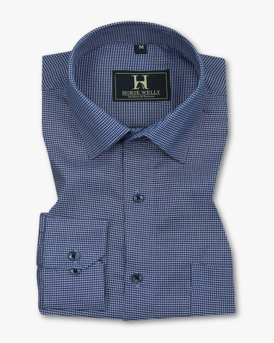 Kimberly Blue Amsler Dobby  Premium Cotton Shirt