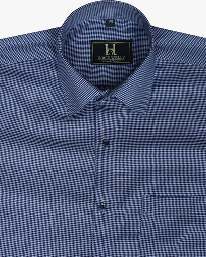 Kimberly Blue Amsler Dobby  Premium Cotton Shirt
