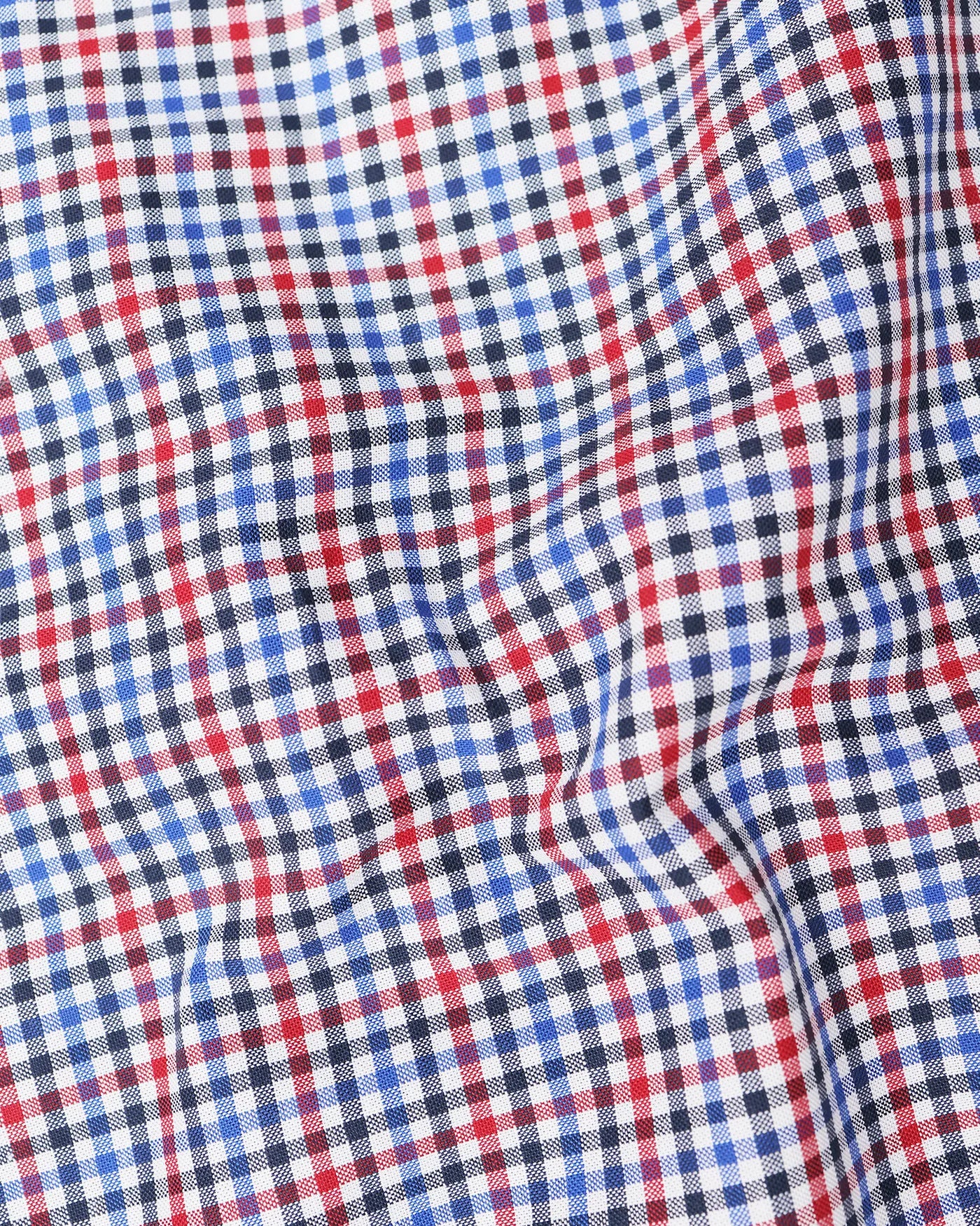 Multicolor Gingham Check Cotton Shirt