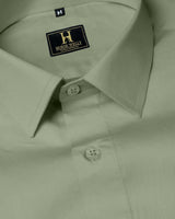 Olive green Regular Fit Formal Shirt For Men's