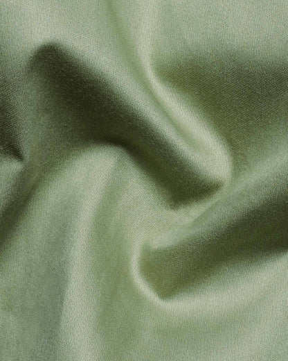 Pale Oyster Green Premium Satin Men's Shirt