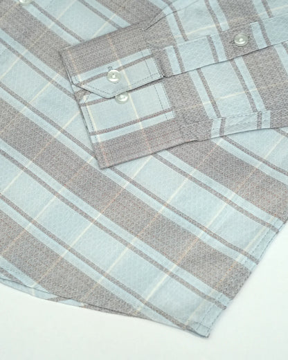 Tevero Luxury Giza Cotton Light Brown Shirt