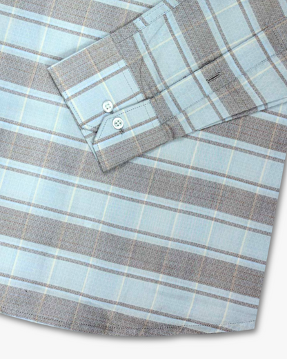 Tevero Luxury Giza Cotton Light Brown Shirt