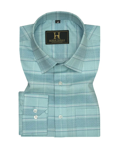 Tevero Luxury Giza Cotton Light Sky Shirt