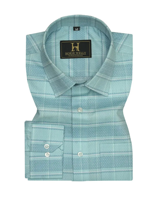Tevero Luxury Giza Cotton Light Sky Shirt